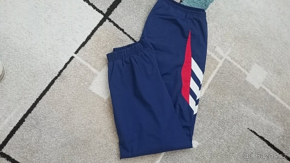 pánské sportovní kalhoty, tepláky ADIDAS vel.XL- super stav - 2