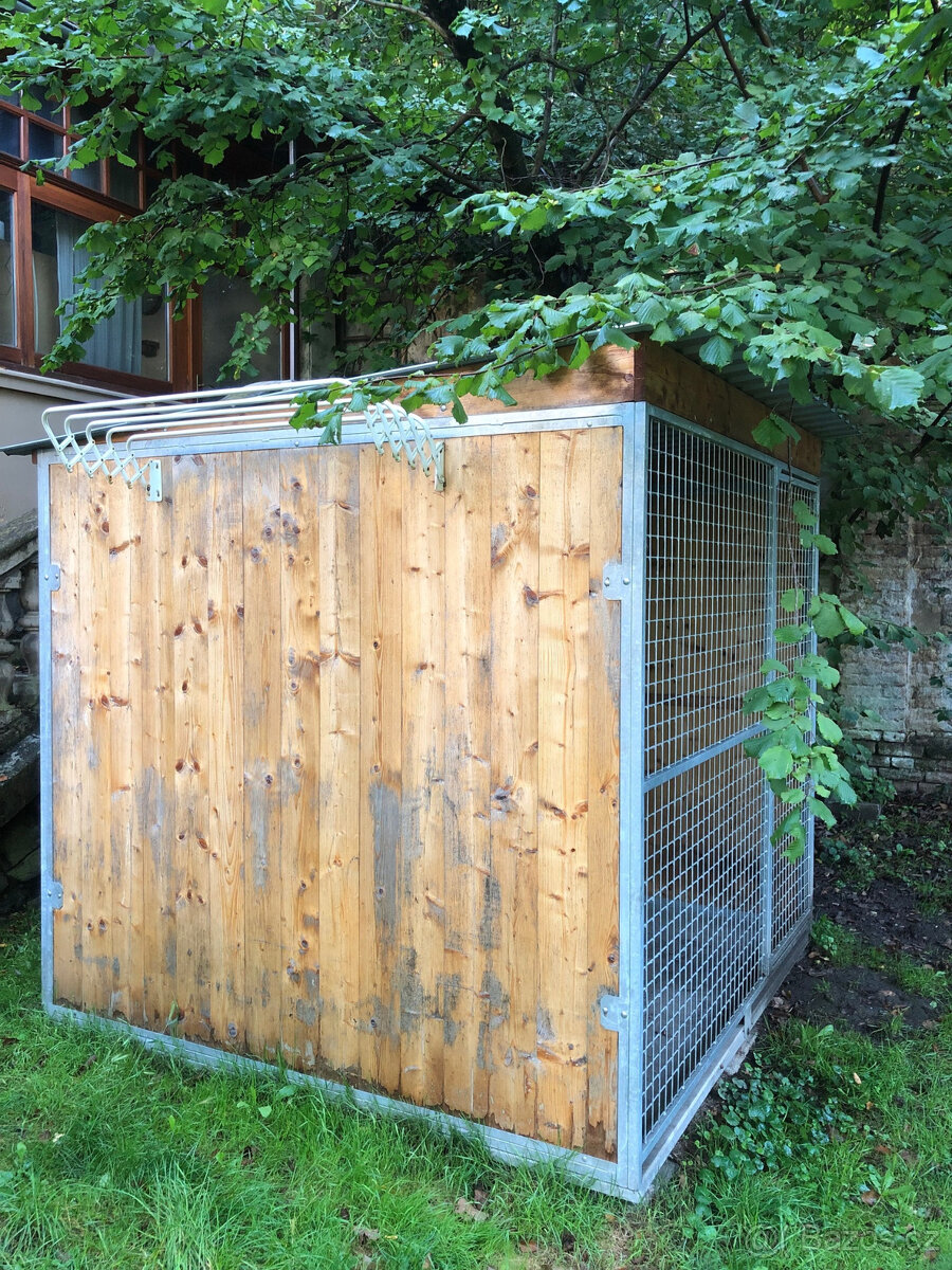Kotec pro psa 2x2m se zateplenou boudou 160x90cm - 2