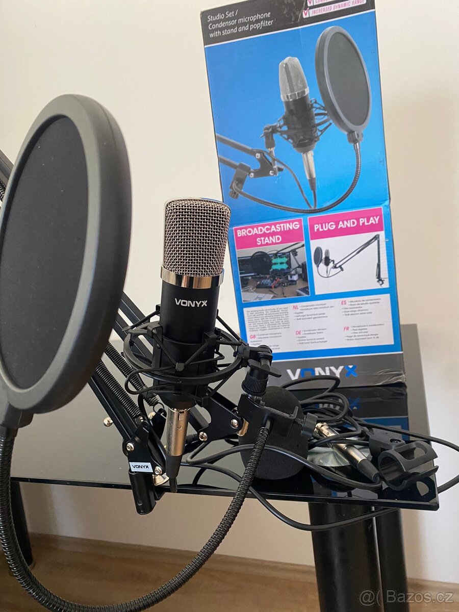 Studio Set mikrofonu se stojanem a pop filtrem - 2