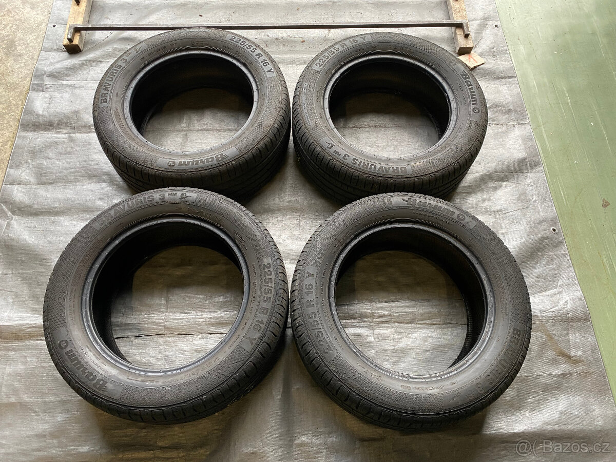 225 55 16 Barum, pneu letní, Top stav, 2ks - 2