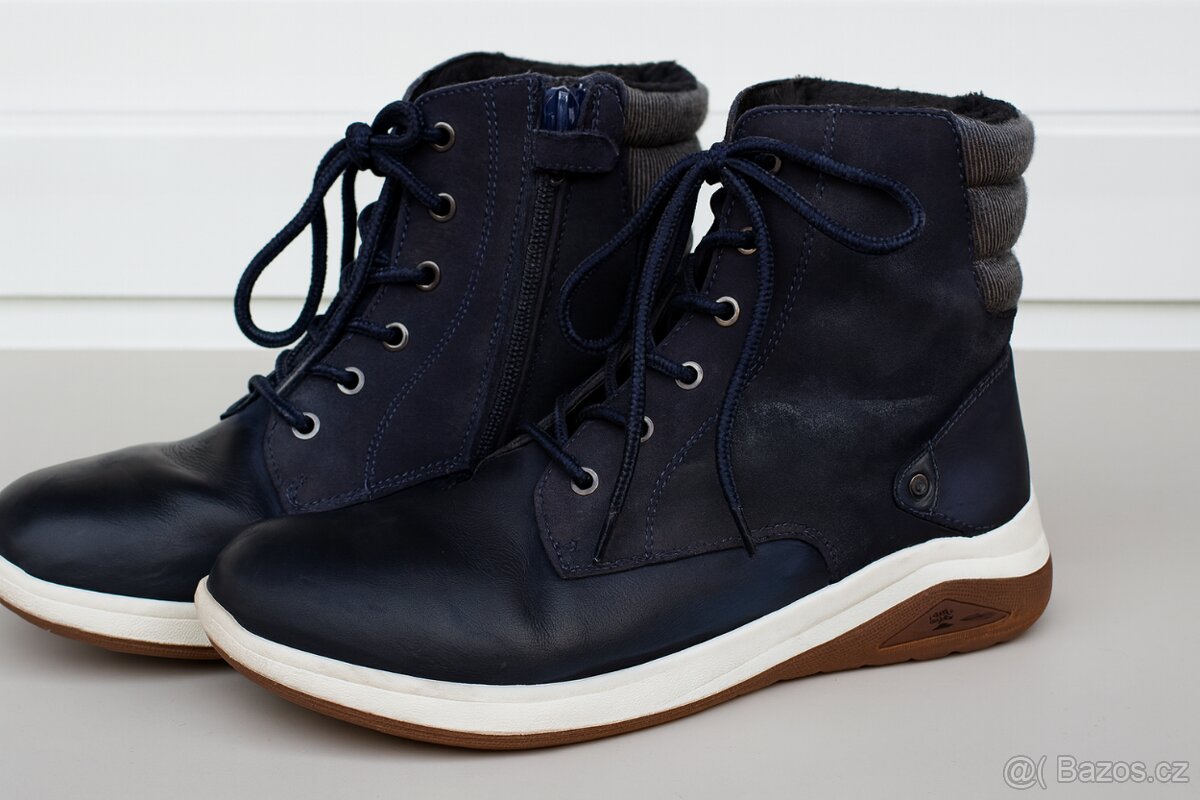 Celokožené teplé dětské zimní boty vel. 40 Richter - 2