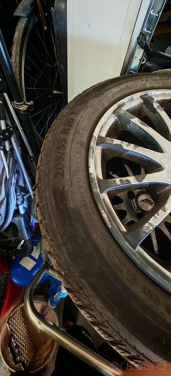 Peugeot 5008 2010 AL kola 16" AEZ zimní pneu 6mm 4x108 - 2