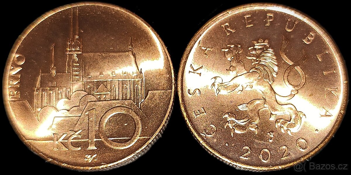 10 Kč 2019 - 2024 UNC - 2