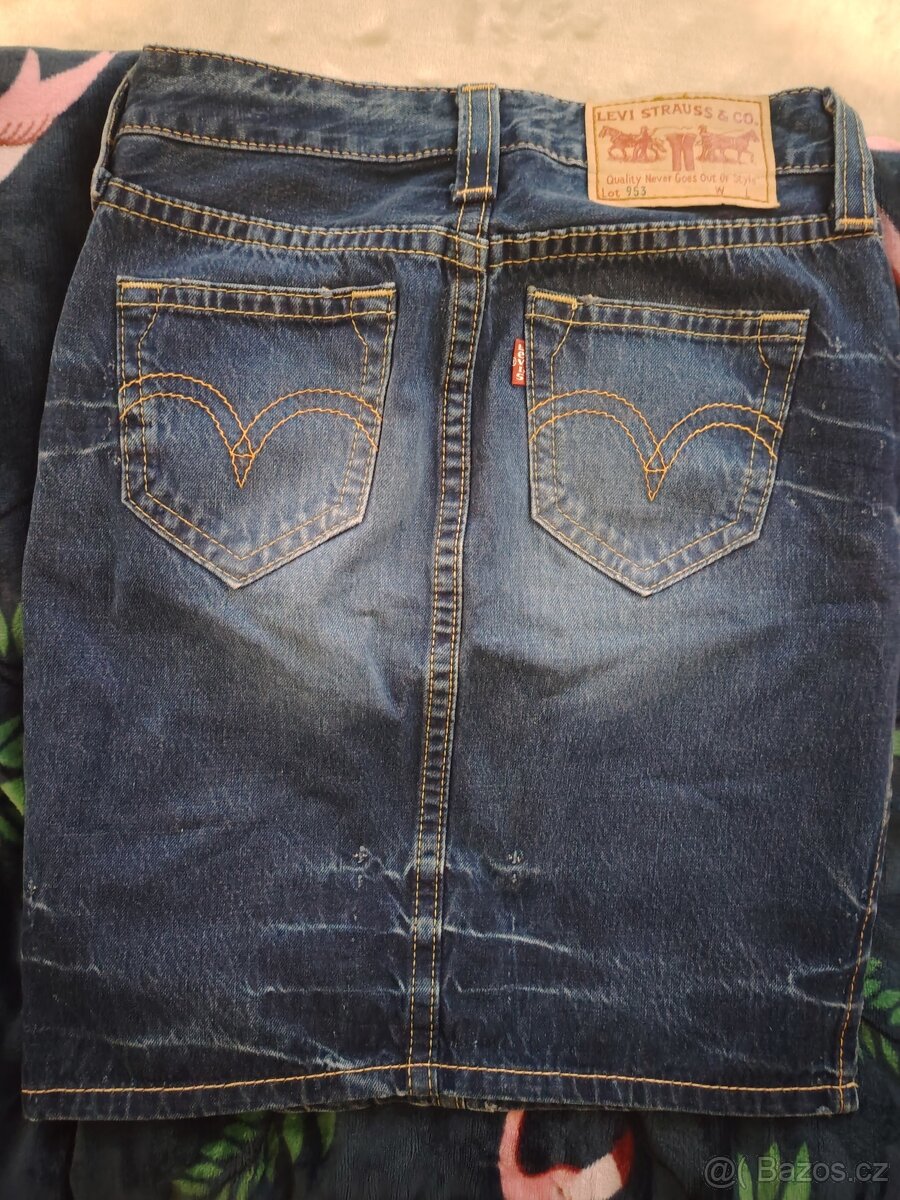 Džínová sukně Levi's - 2
