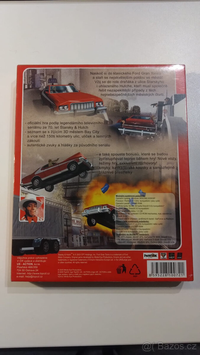 PC Hra Starsky and Hutch CZ Big Box - Sealed - 2