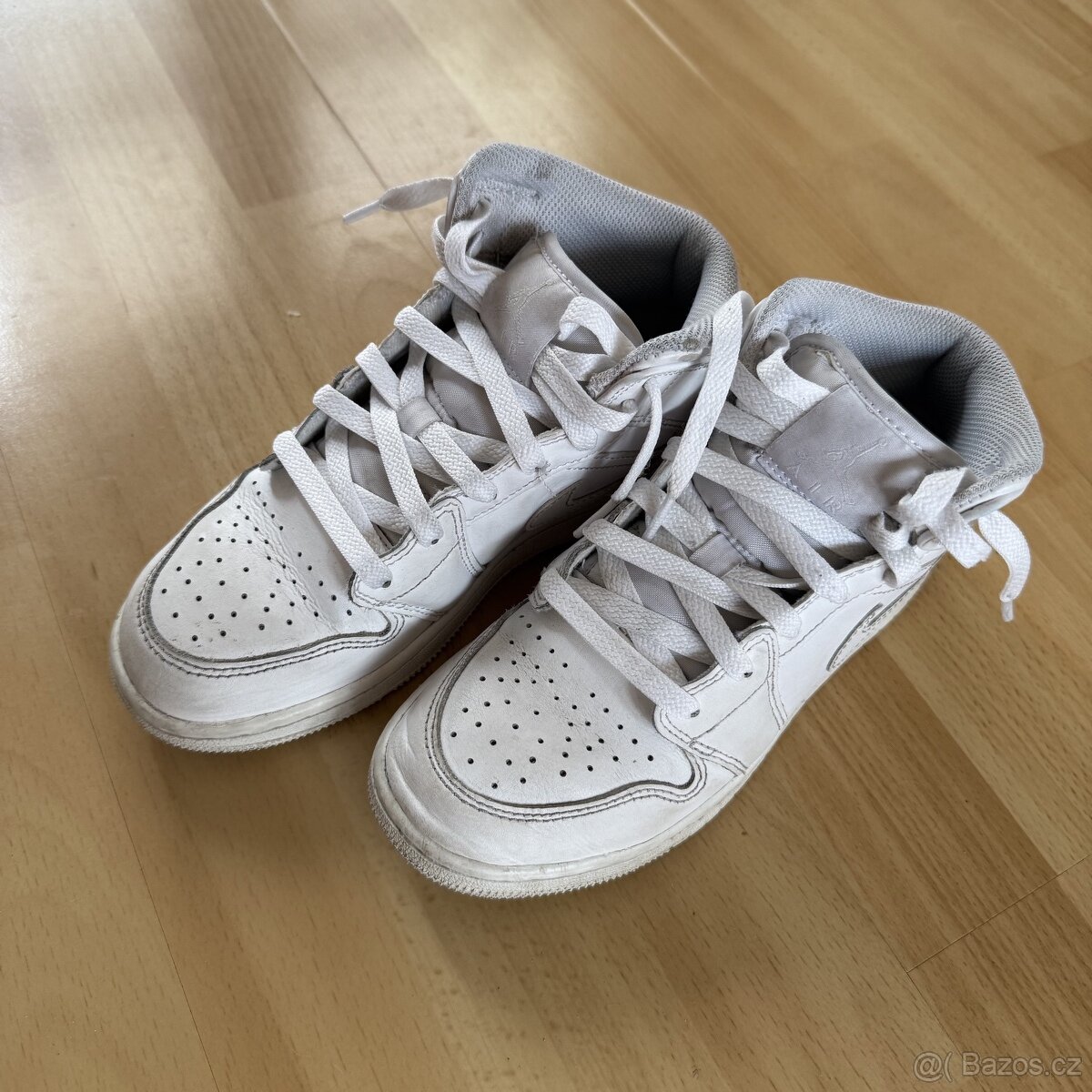 Air Jordan 1 Mid bílé – vel. 36 - 2