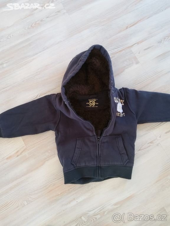 dětská zateplená mikina - vel 110 - 2