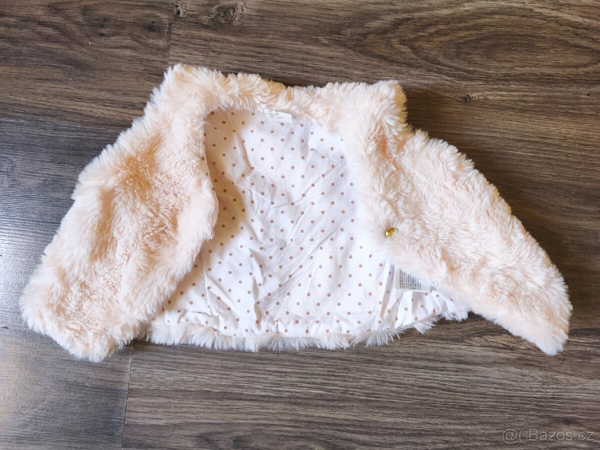 Dětské teplá vesta 9-12 měsíců - 2