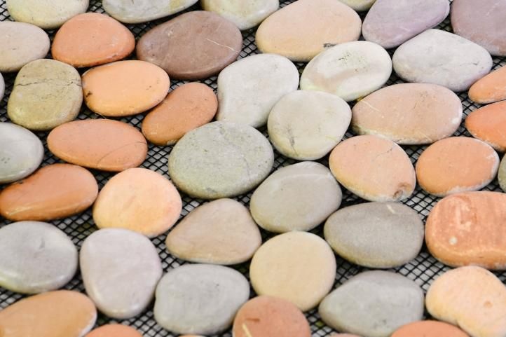 Mozaika Garth říční oblázky, obklady 1m2, 4 kusy - 2