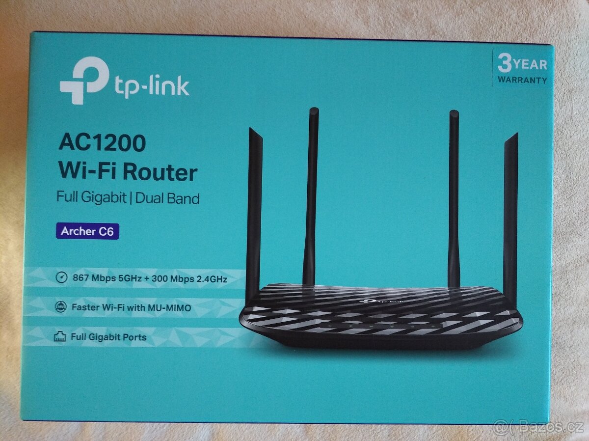 TP-Link Archer C6 AC1200 router - 2