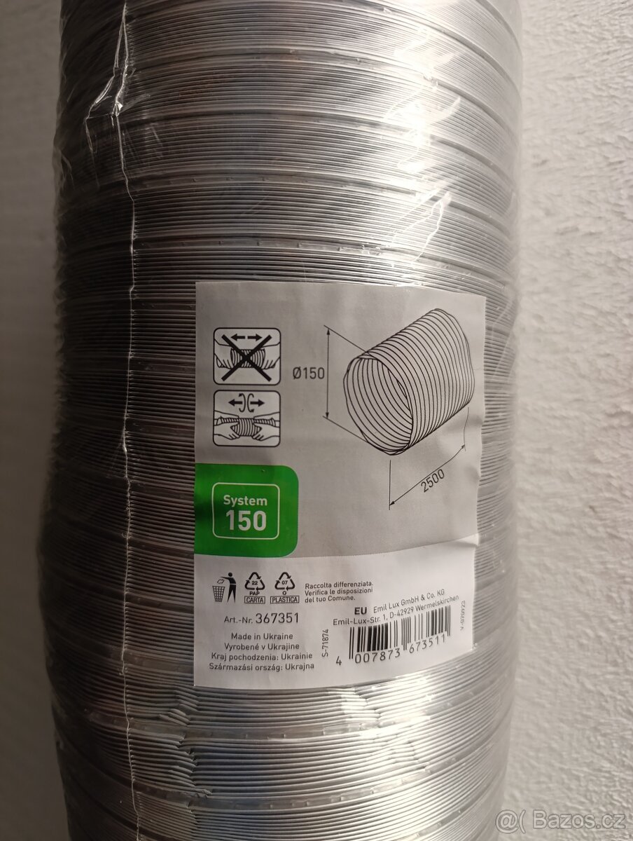 Flexibilní ALU roura pro digestoře - 2