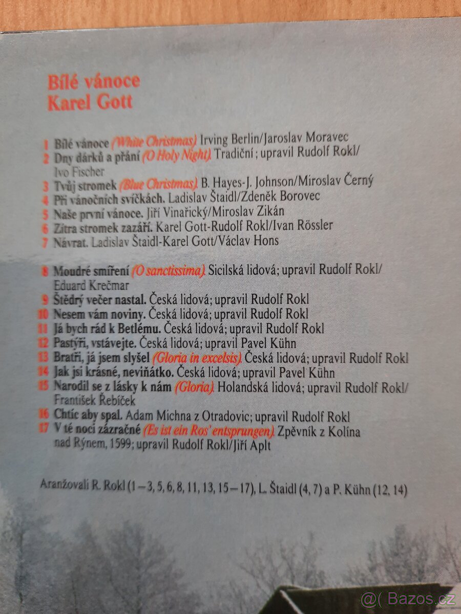 Bílé vánoce / LP Karel Gott vyd.1982 - 2