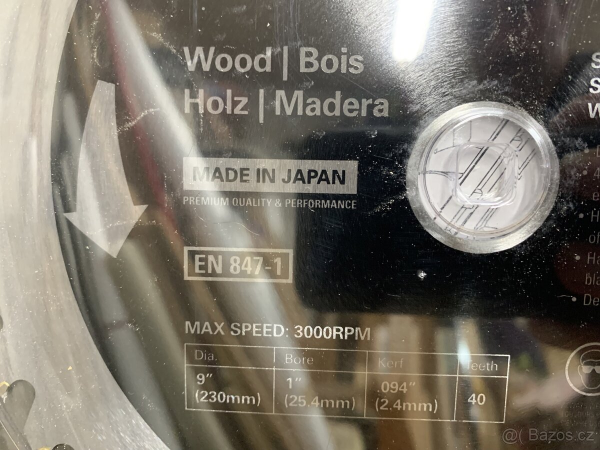 EVOLUTION pilový kotouč na dřevo 230 mm - 2