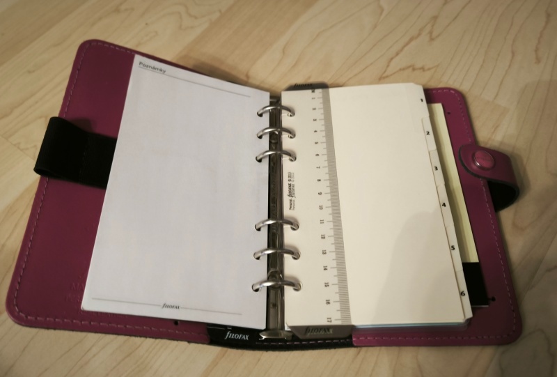 Diář Filofax The Original osobní A6 - Malinový - 2