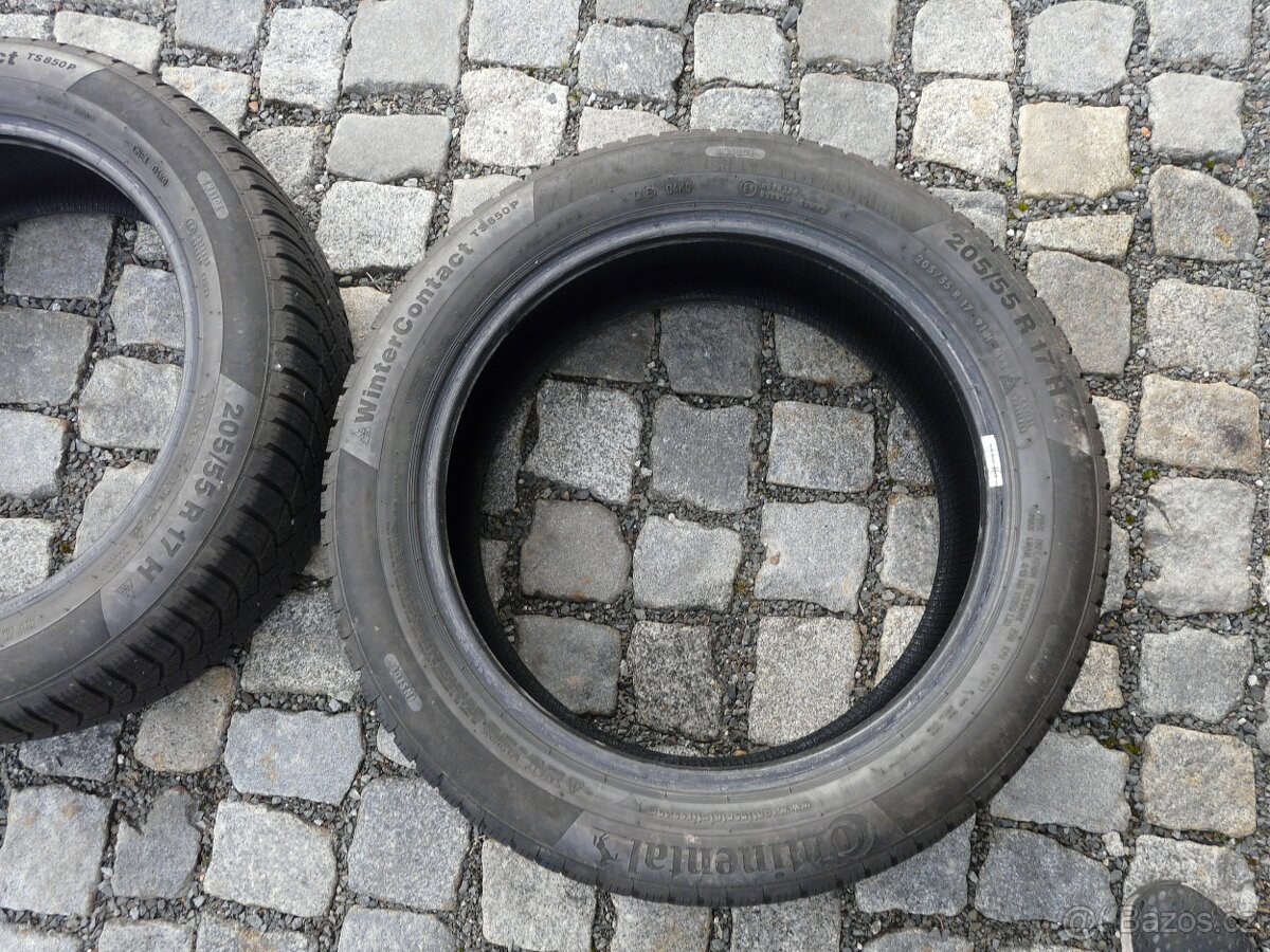 ZIMNÍ PNEU CONTINENTAL 205/55R17 - 2