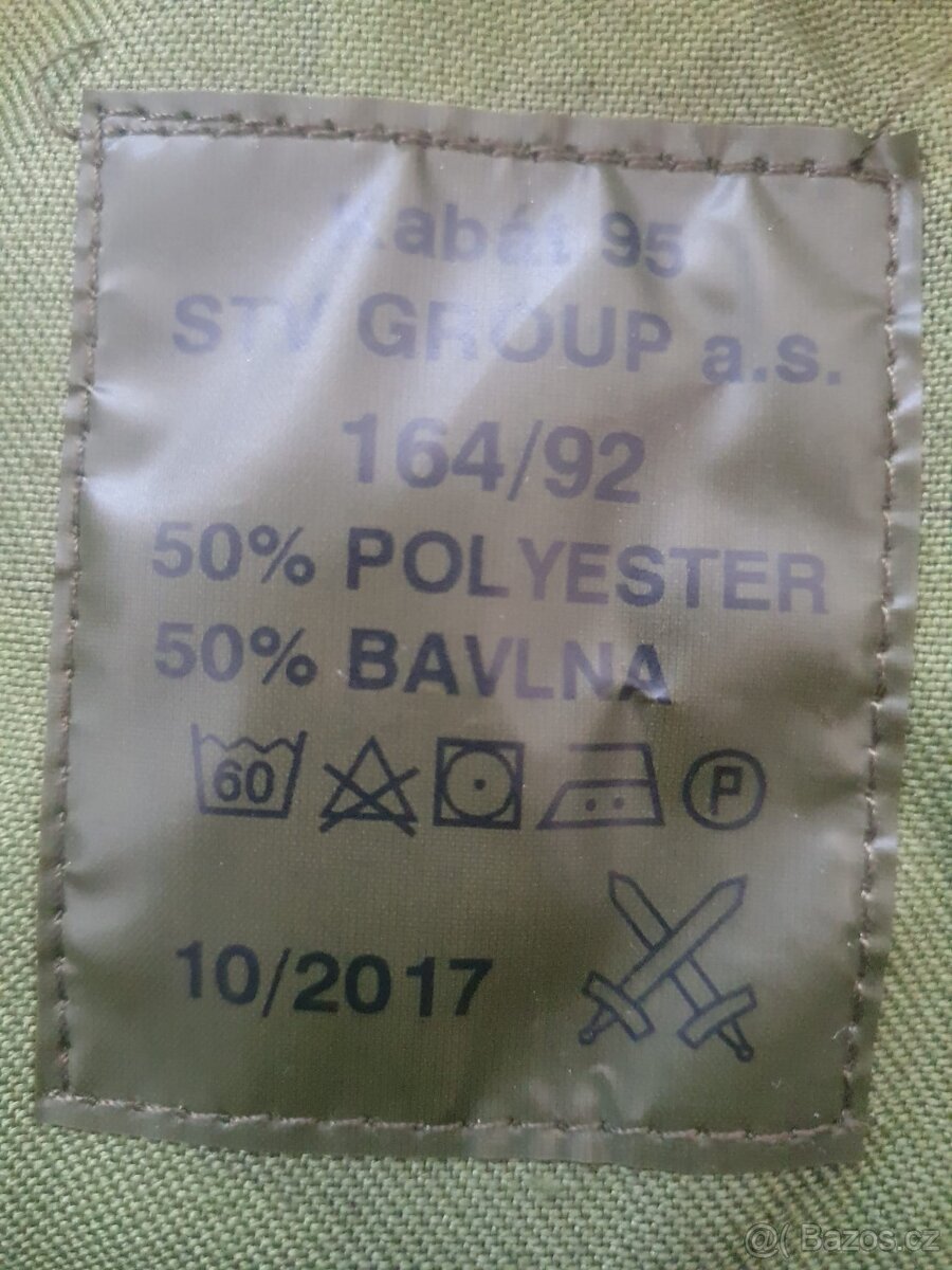 Kabát vz 95 kongo - 2