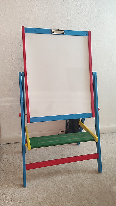 DĚTSKÁ OTOČNÁ OBOUSTRANNÁ TABULE KŘÍDA - FIX- MAGNET - 2