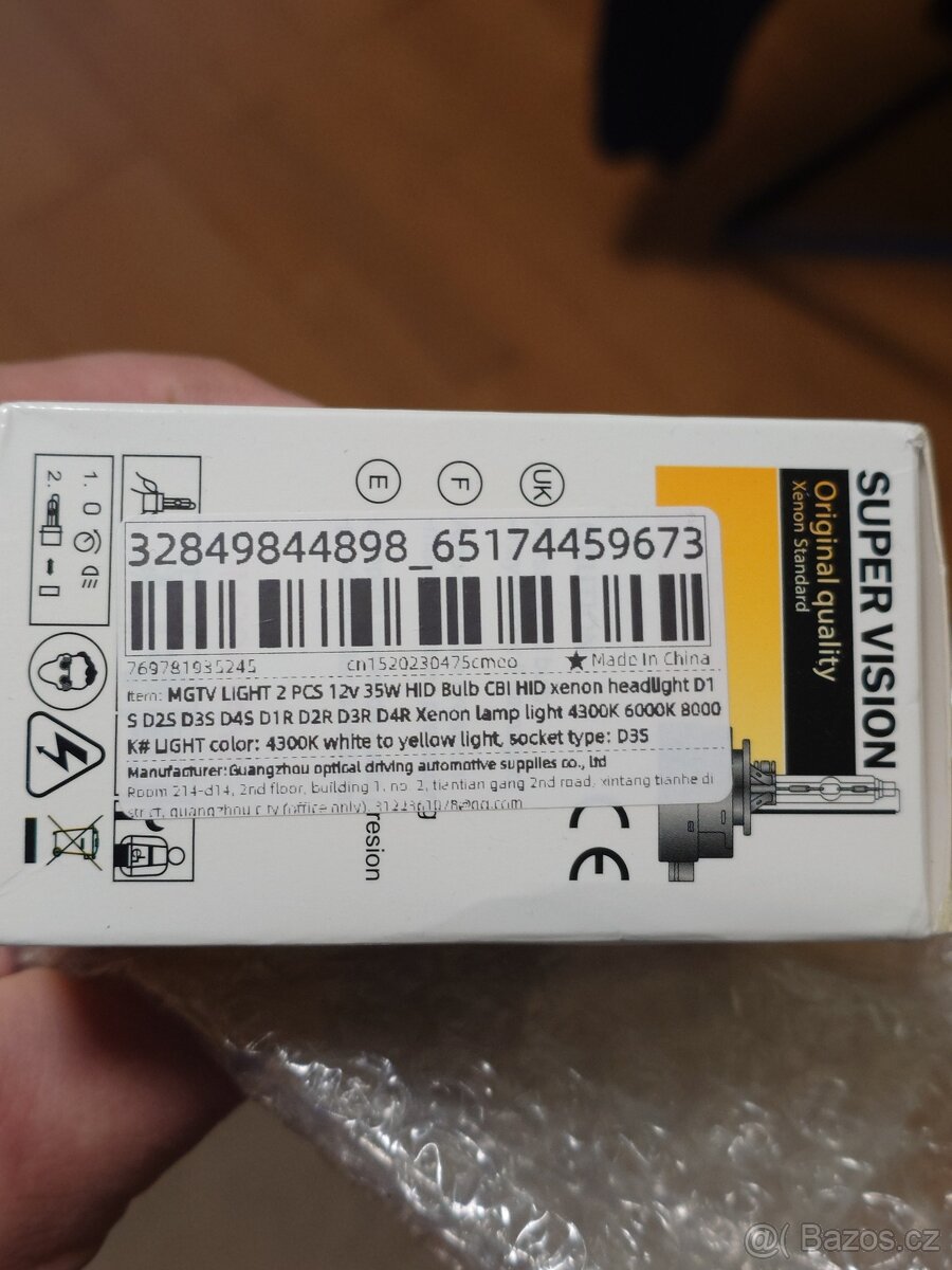 Xenonové výbojky D3S 4300K 35W - 2