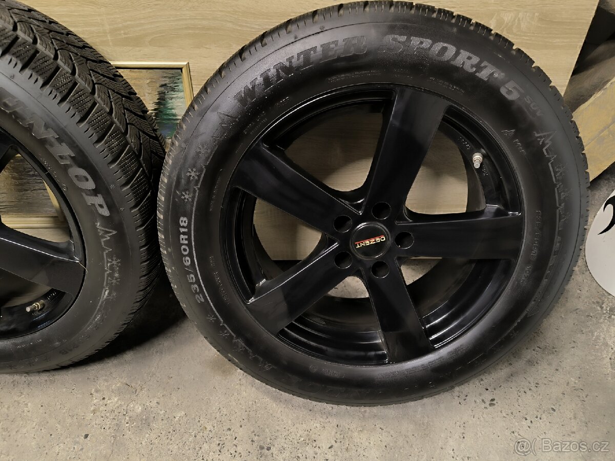 Alu kola MB GLC, Audi 5x112 r18 DEZENT,zim.pneu7m235/60/18 - 2