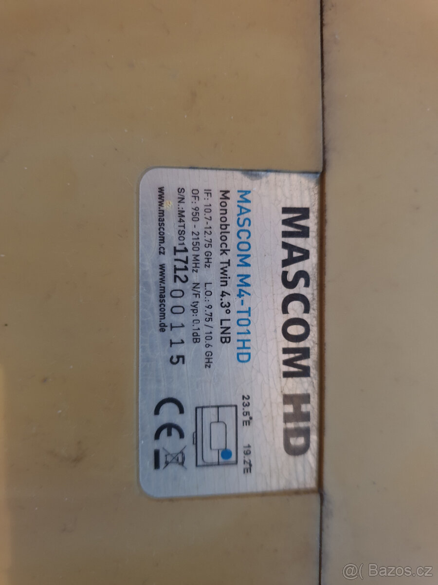 Satelitní parabola 80cm s konvertorem a motorem - 2