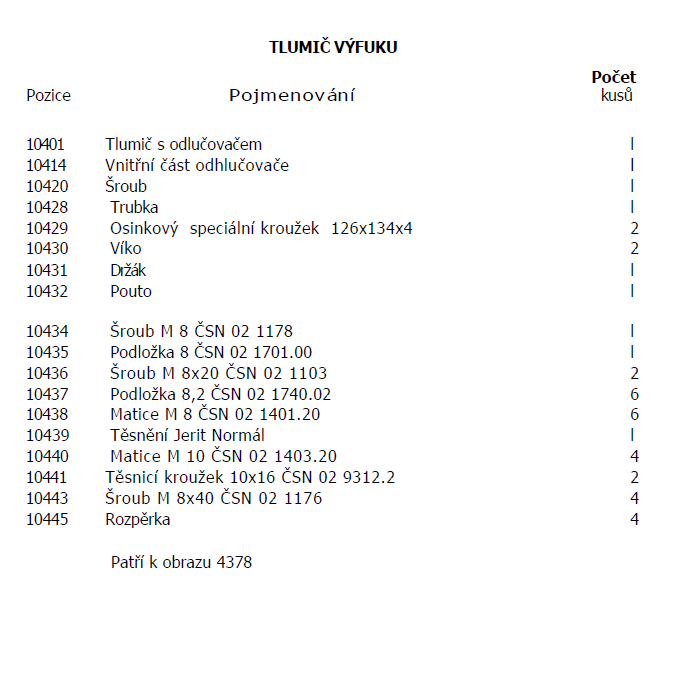 Tlumič výfuku slavia 1D90 - 2