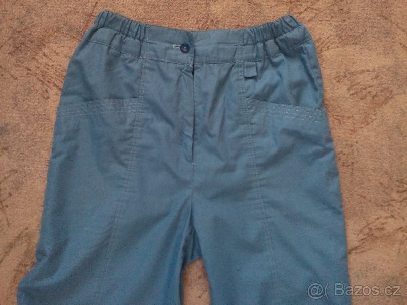 Modré plátěné kalhoty - 2