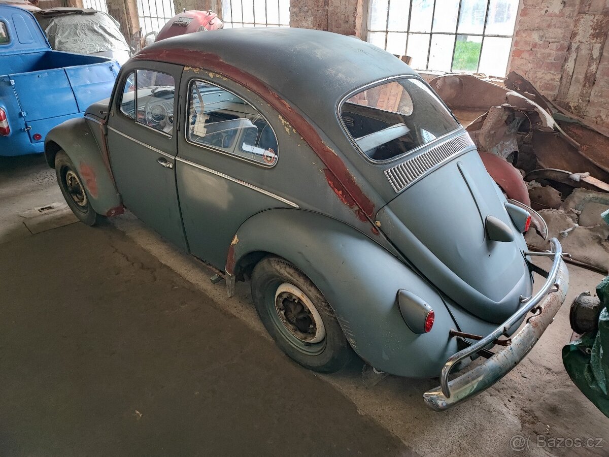 VW Brouk, rv. 1958, platné doklady - 2