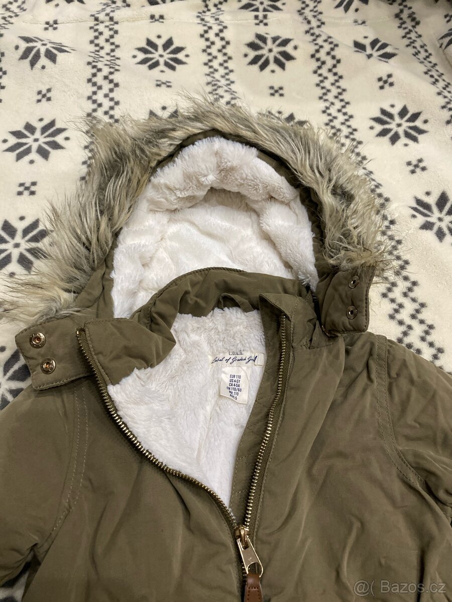 Zimní kabát H&M, vel. 110 - 2