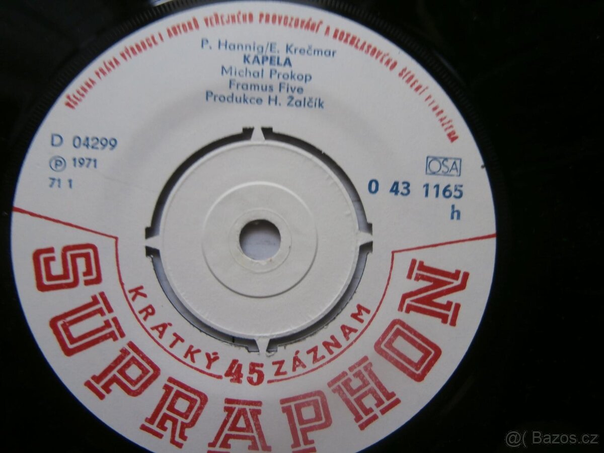 Framus Five – Kapela / Noc je můj den (SP) - 2