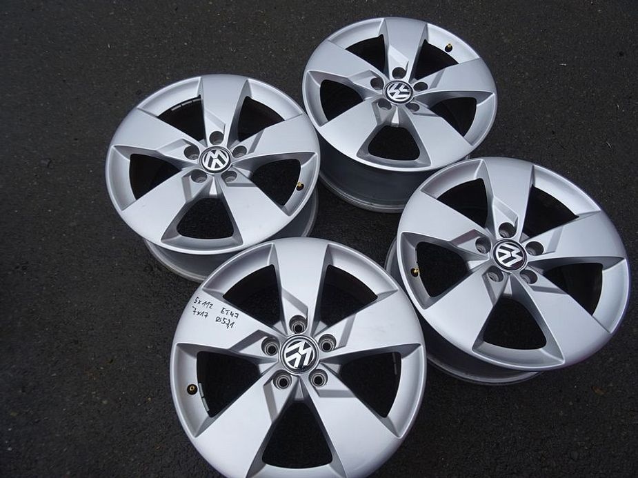 Alu disky originál Volkswagen, 17", 5x112, ET 47, šíře 7J - 2