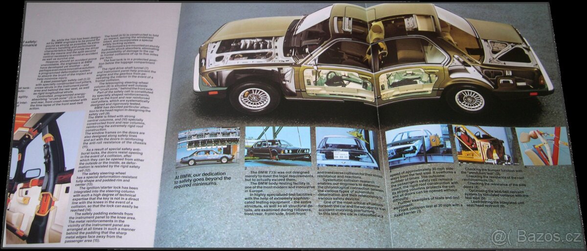 Prospekty BMW 7 E23 E32 733 735 750 X5 E53 4,4 - 2