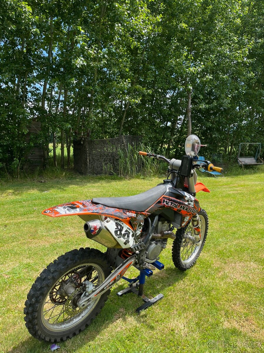 KTM SX-F 250 4 stroke 2017 stříkačka startér