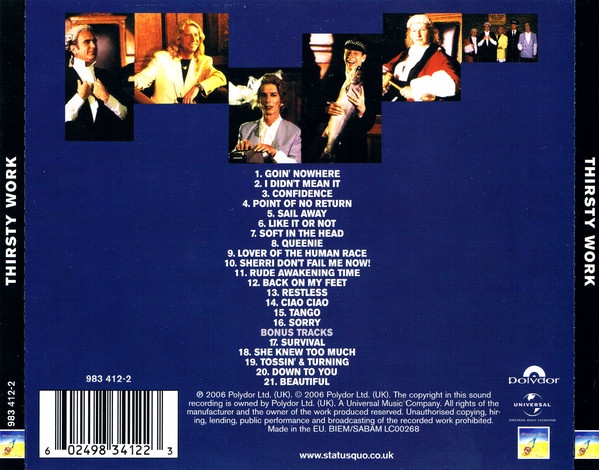 Prodám CD Status Quo,Van Haslen a Kelly Family: - 2