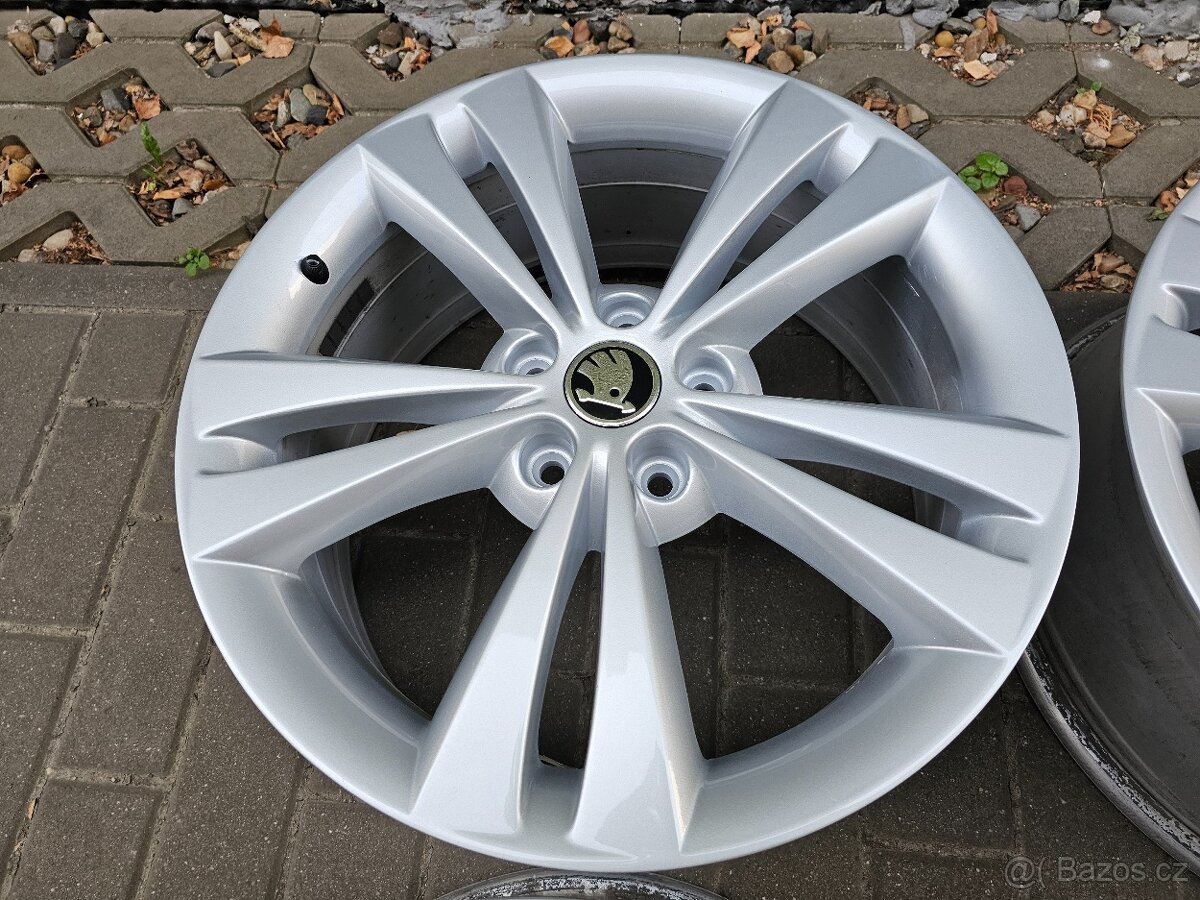 ALU kola disky Škoda 5x112 R18 Neptune Octavia RS - 2