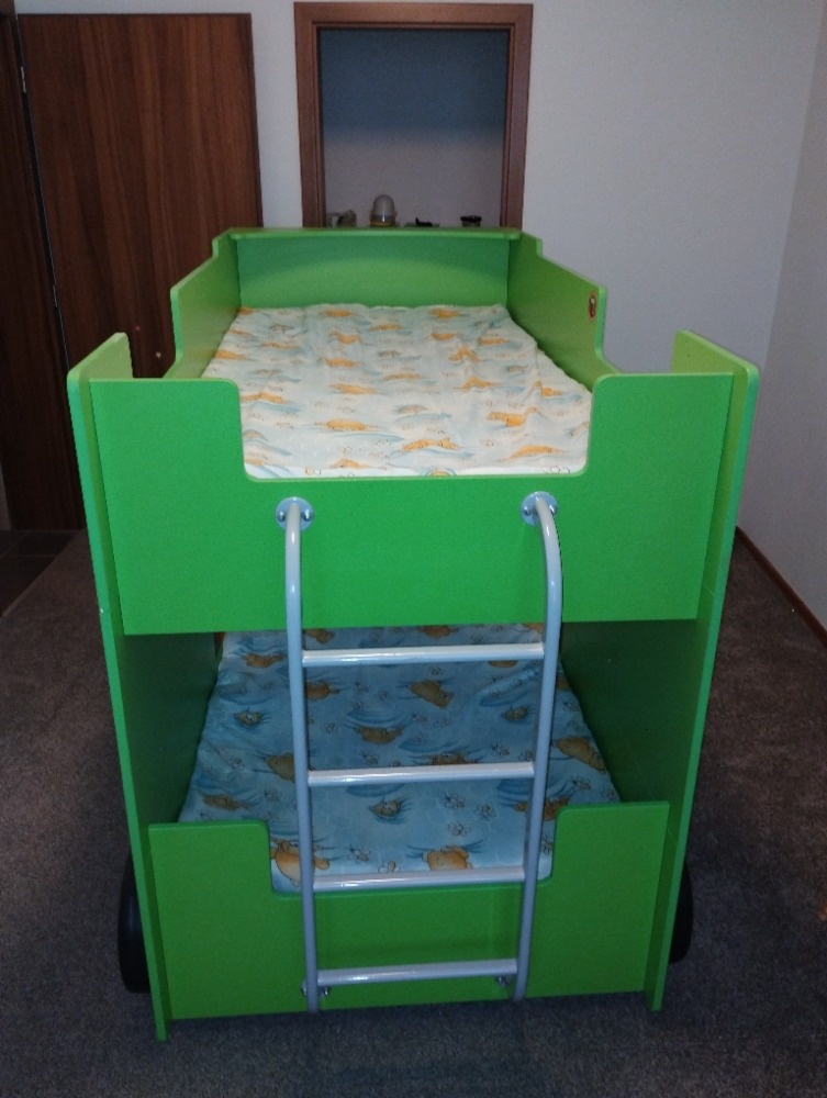 Dětská dvoupatrová postel autobus - 2