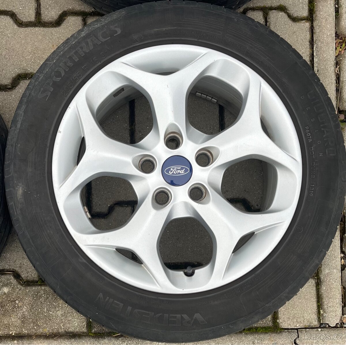 Alu kola Ford, 5x108, R16, ET50, letní pneu - 2