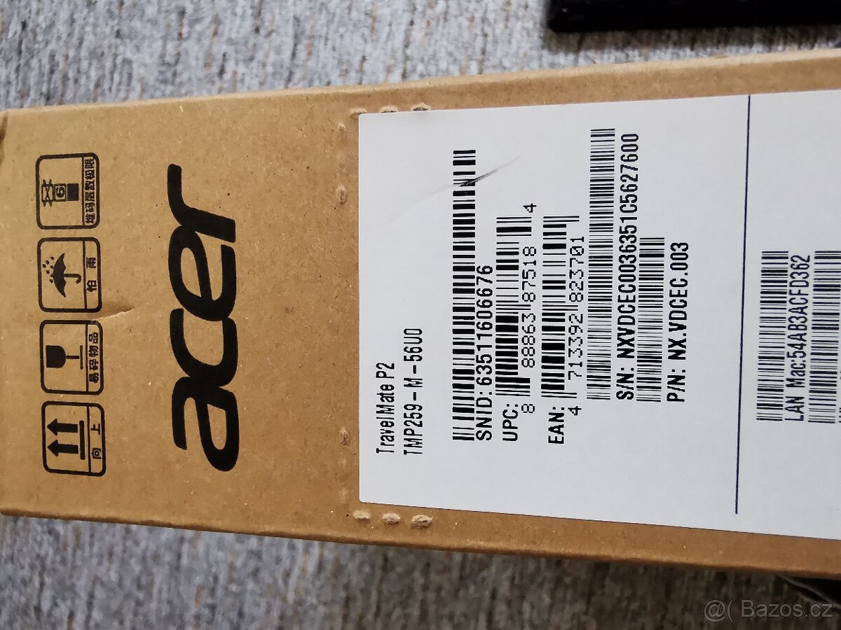 Acer TravelMate TMP259 , 250GB SSD disk, 12GB RAM - 2