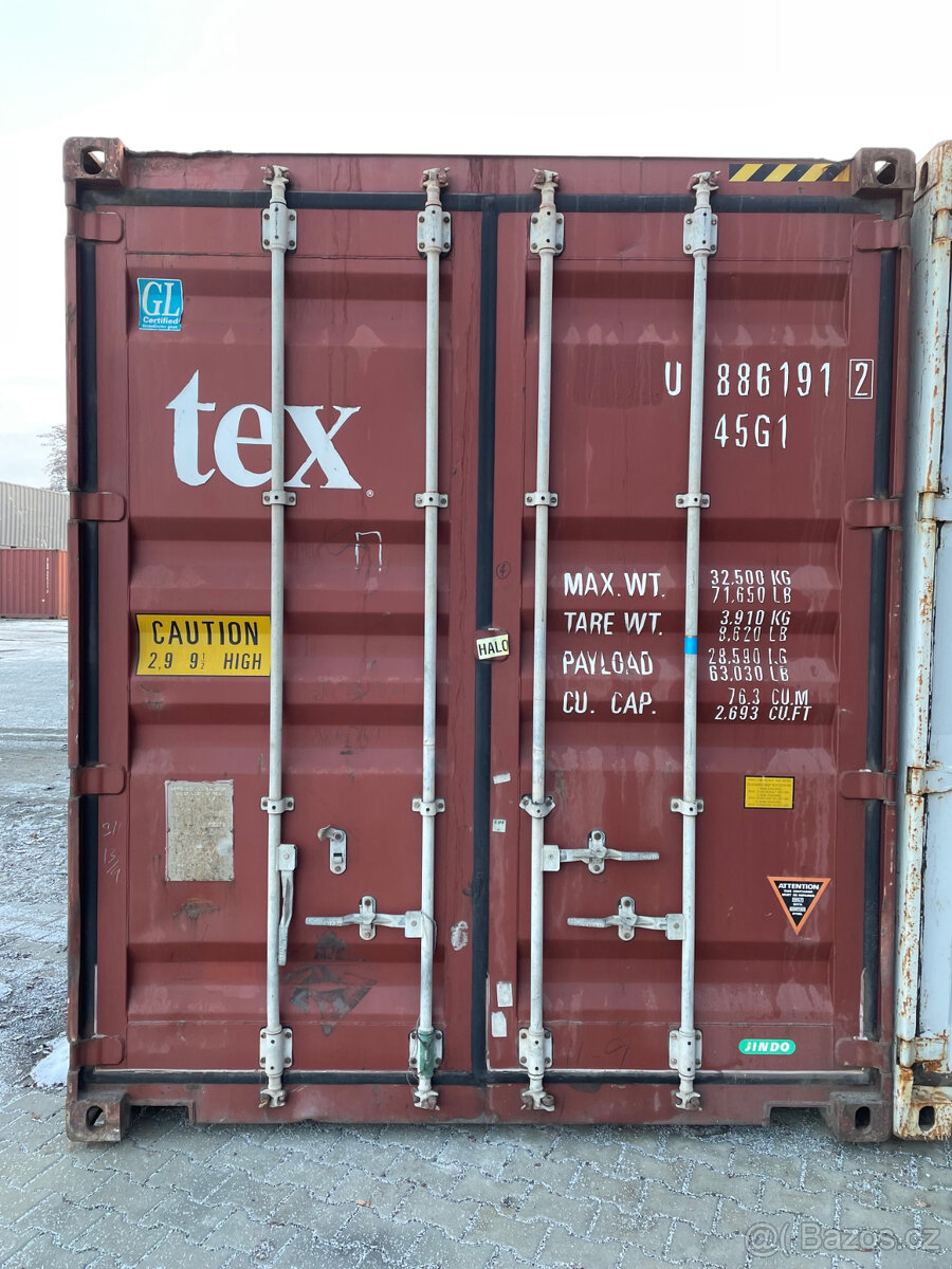 Skladový ISO lodní kontejner 40ft (12m) SKLADEM Mochov - 2