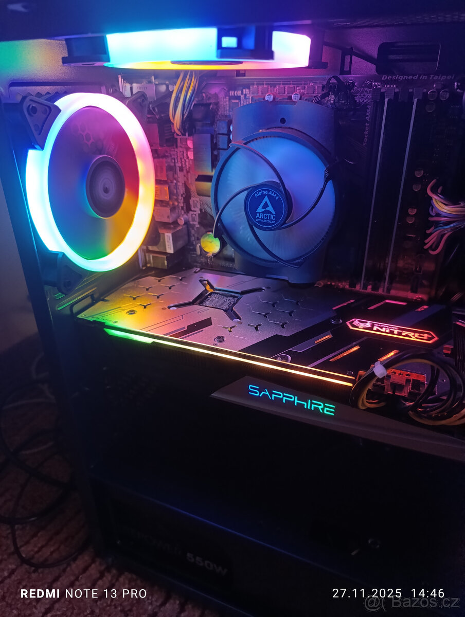 Herní PC - Ryzen 4500, 16GB RAM, 1TB NVME, 5700XT, WIN11 - 2