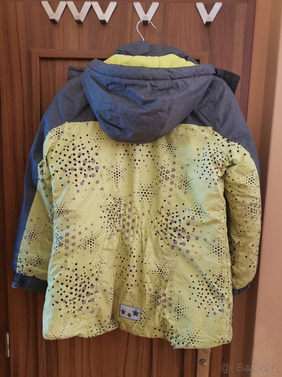 Zimní vyteplená bunda s kapucou Y.F.K. vel. 146/152 - 2