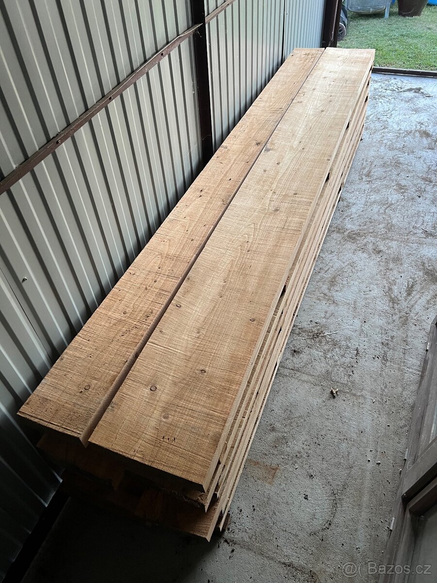 Modřín ošny/ prkna 52mm - 2