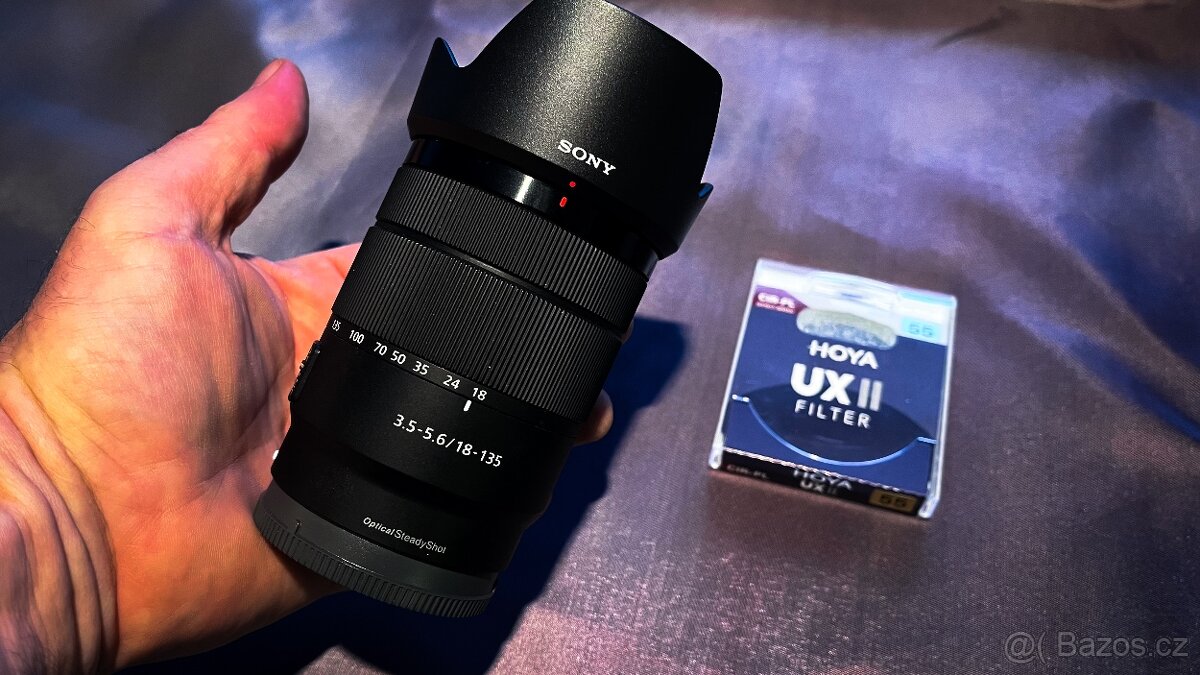 Sony E-Mount UV + CP filtry Hoya. - 2