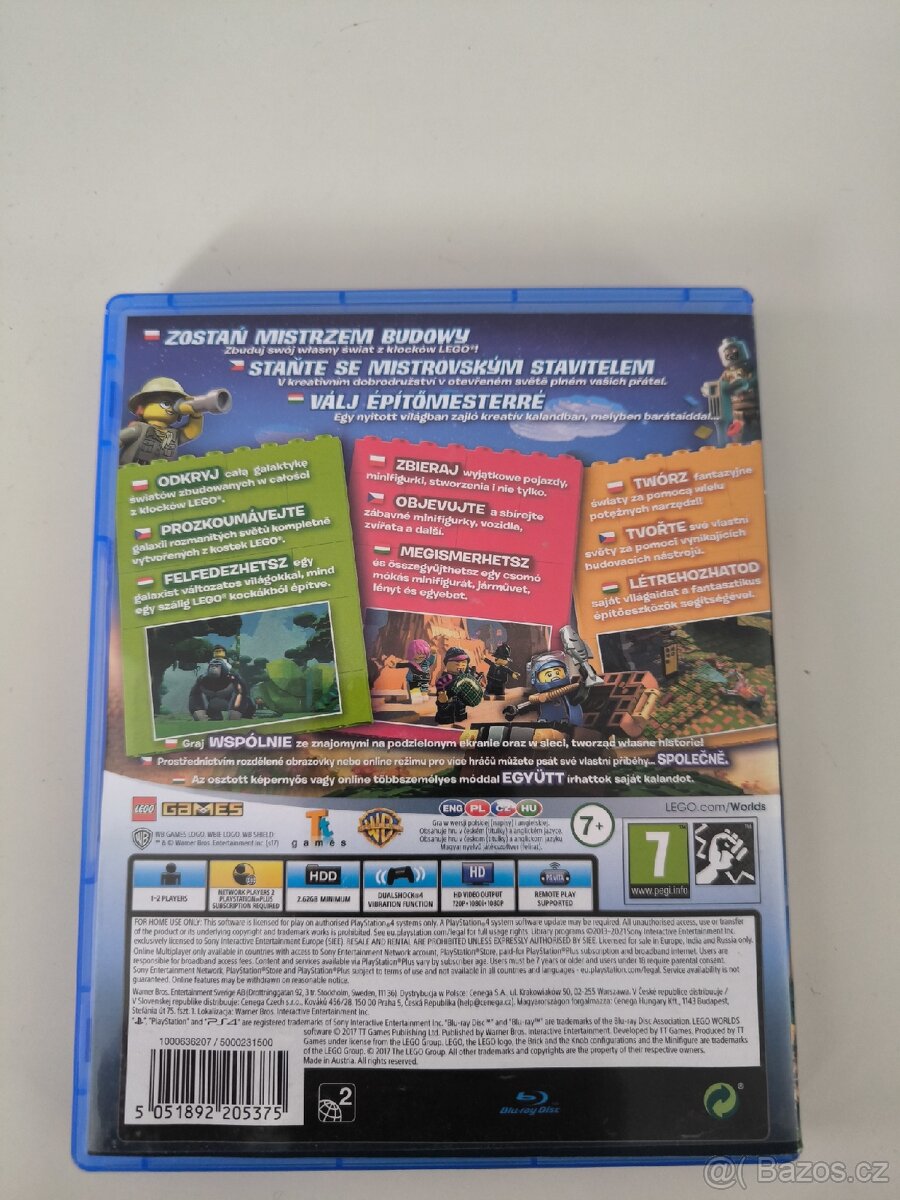 Prodám hru na PS4 LEGO WORLDS - 2