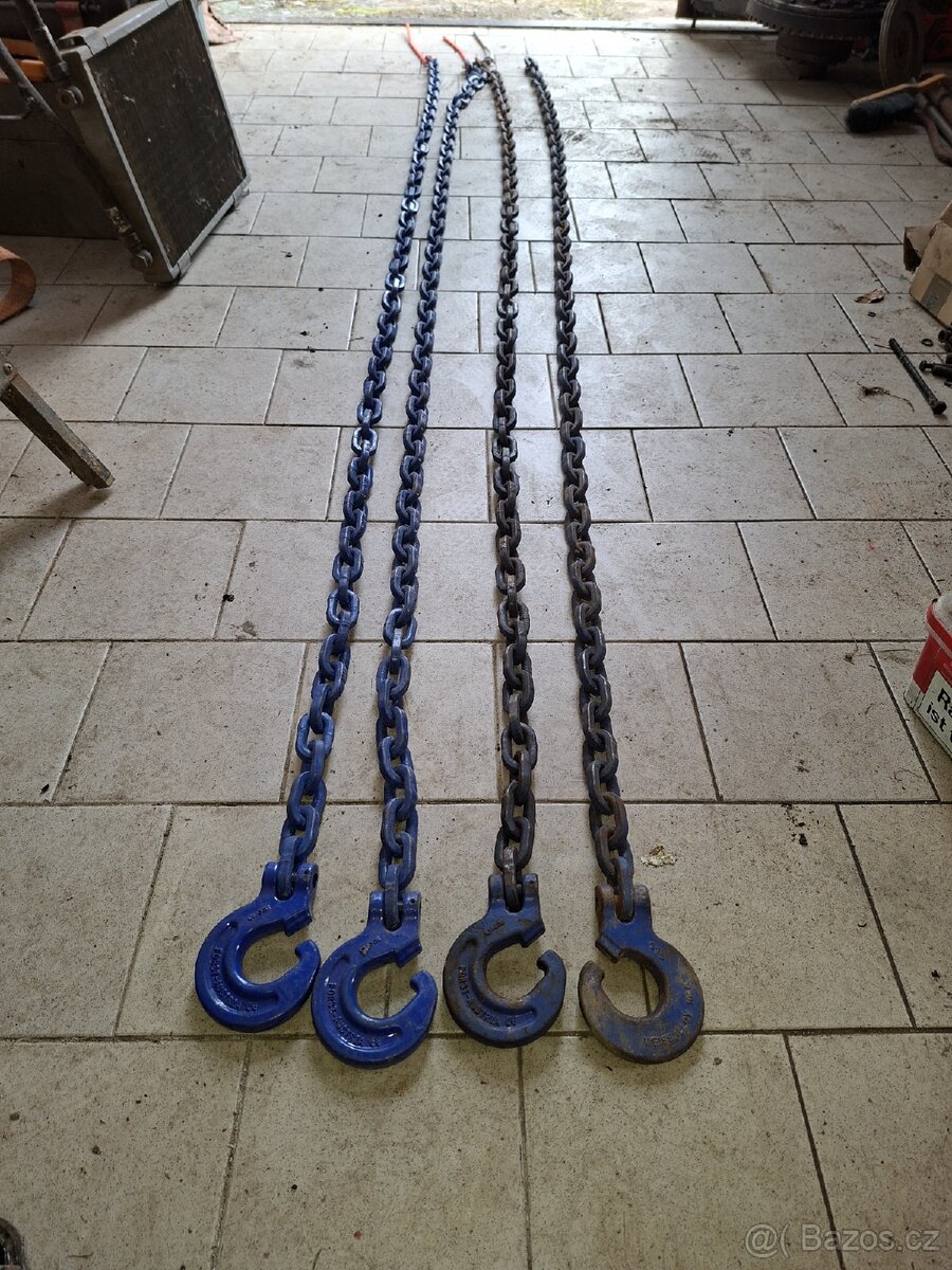Úvazky, řetězy hranaté 10mm lkt,zetor - 2