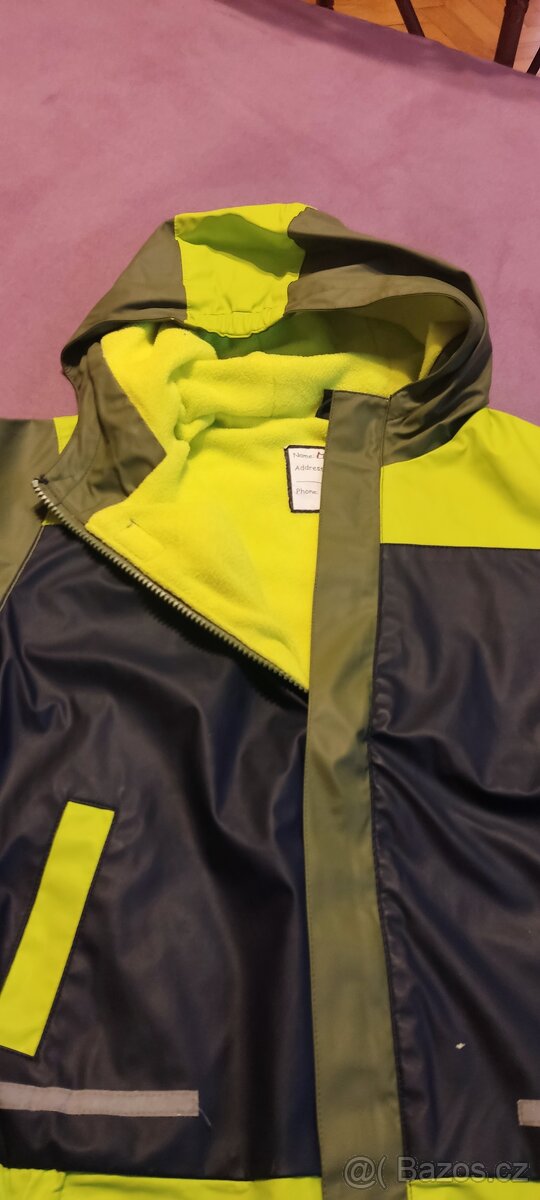 Nepromokavá bunda vel. 116/122 - 2