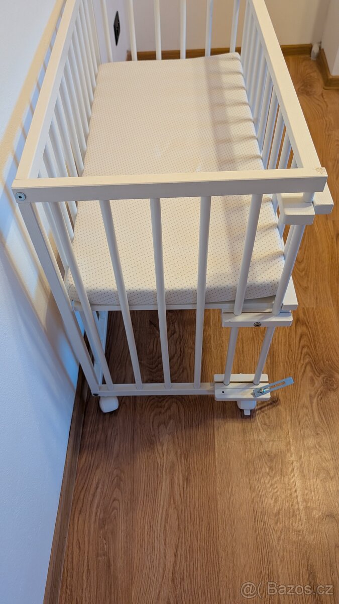 Přístavná postýlka - Dřevěná - 2