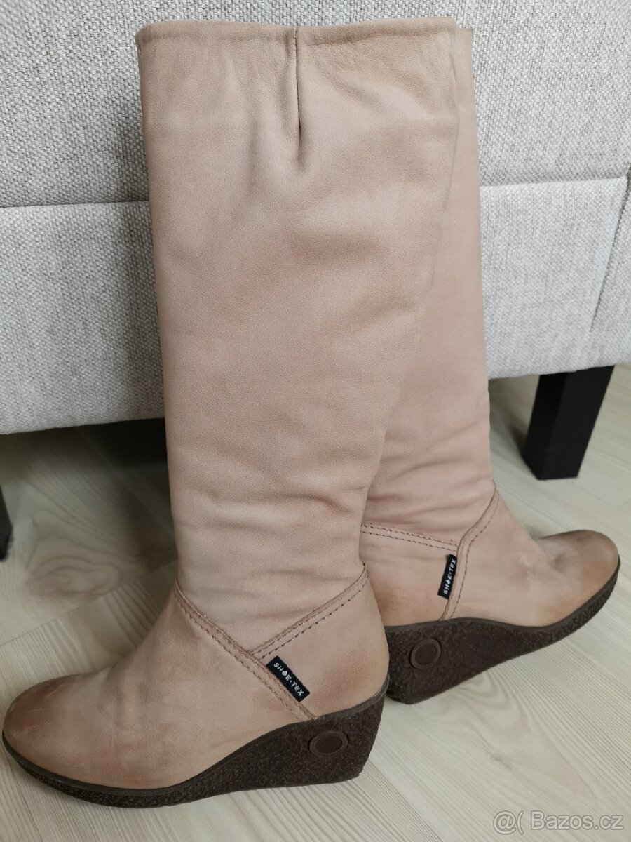 Dámské kožené kozačky - 2