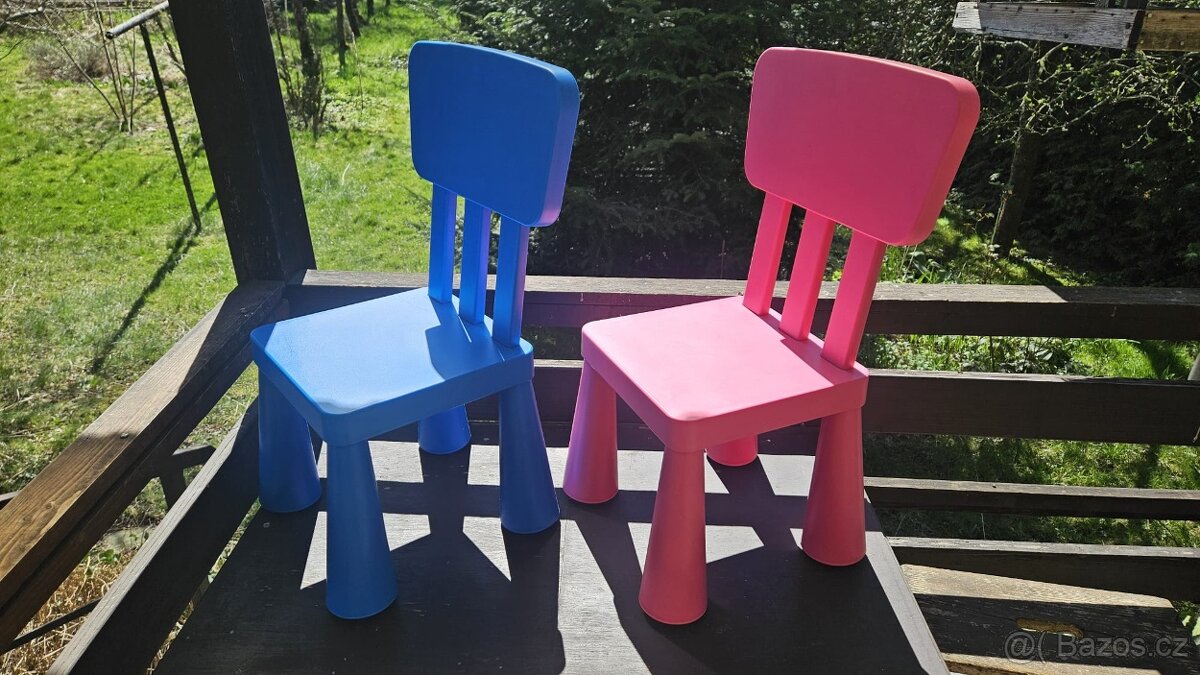 dětské plastové židle (Ikea) - 2