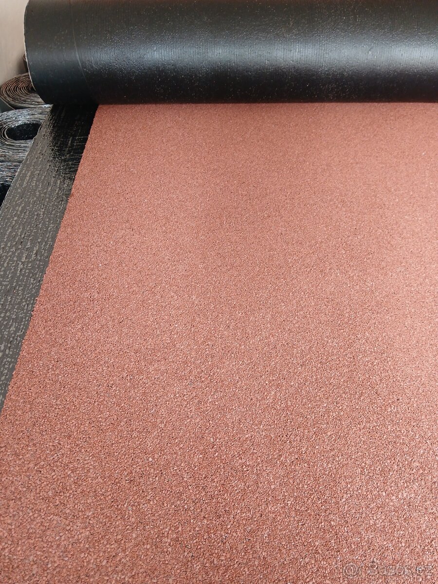 Lepenka-ipa střešní červená cihlová. - 2