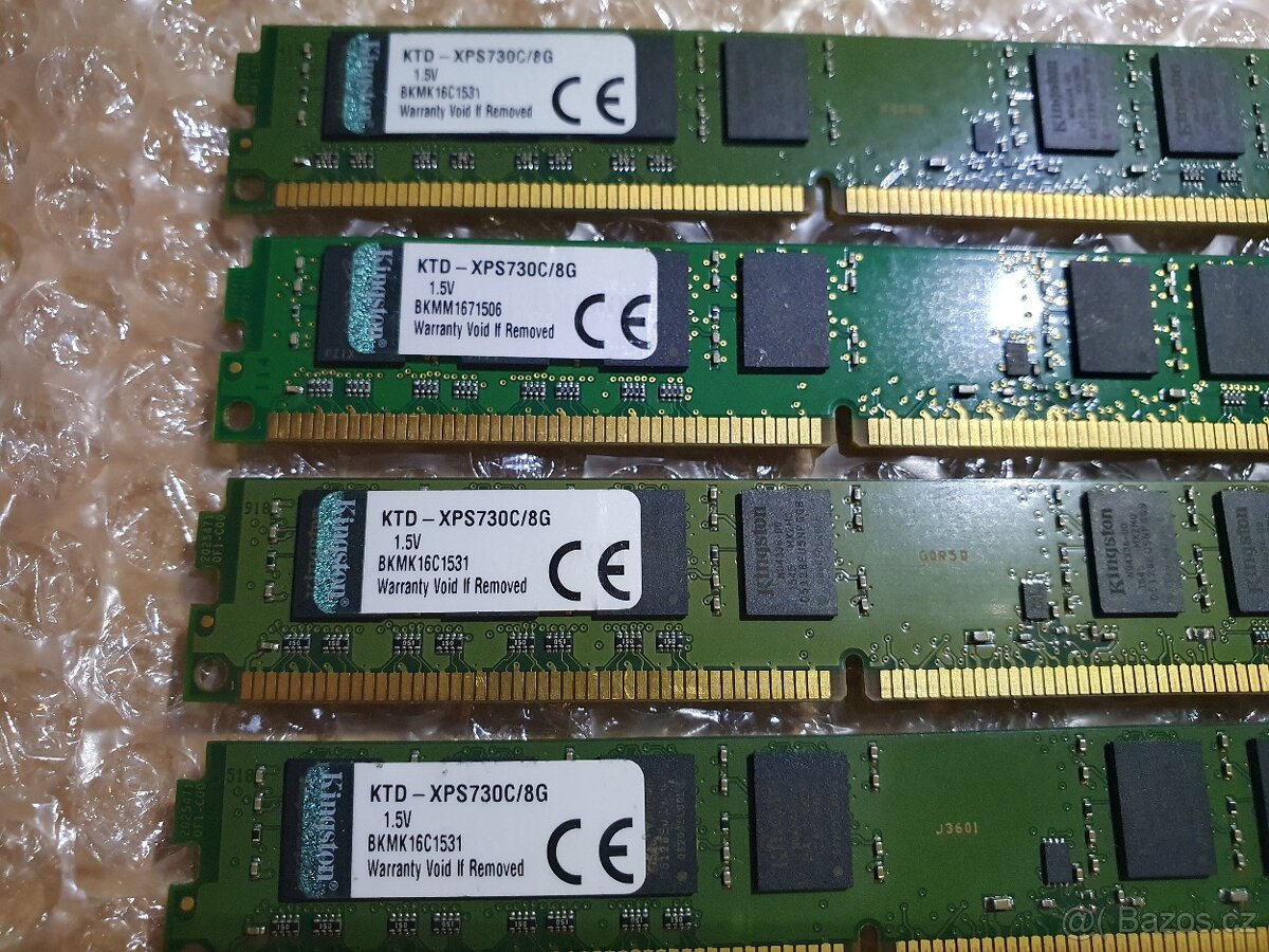 4x 8gb ddr3 do PC (prošly včechny MemTest86) (2) - 2